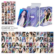에스파 AESPA 2026년 레모네이드 위플래쉬 에디션 리치맨 홀로그램 포토카드 총124pcs 포카 60장 스티커 64장 다꾸 선물 소장용, 1개, Edition(에디션)