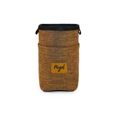 Niyol 니욜 스템백 라이딩백 브롬톤 미니벨로 자전거 가방, 브라운, 1개