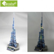 크래커) 챔버아트 3D입체퍼즐 LED브르즈할리파 OC_0401TG
