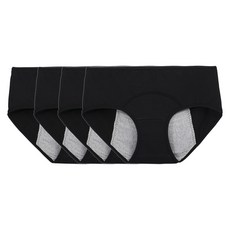 라이프그래피 여성면팬티 위생 순면100 생리팬티 4개입