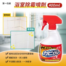 第一石鹼 浴室除霉噴劑 細膩泡沫滲入縫隙, 1個