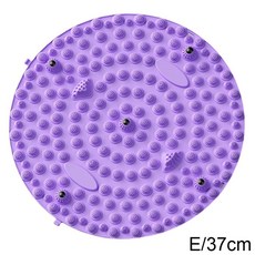 발지압 매트 판 발마사지 지압발판 피톤매트 발 요가 마사지 지압 보드 릴렉스 패드 피로 방지 워크 스톤 침혈, 1개, purple 37cm