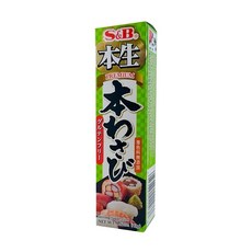 S&B 프리미엄 와사비 페이스트 튜브 43g S&B Premium Wasabi Paste in Tube 1.52 Ounce, 1.52온스(1팩), 1개
