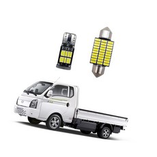 현대 포터 전기차 LED실내등 EV 시인성 도어등 중앙등, 중앙등(더블캡) (36mm/1개)