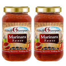 Uncle Giuseppe's 마리나라 소스 680.4g24온스 | 마늘 바질 및 올리브 오일이 함유된 클래식 이탈리아 토마토 소스 | 홈스타일 파스타 소스 | 천연 성분, Uncle Giuseppe's 마리나라 소스, 680.