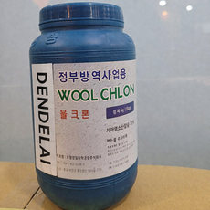 먹는물 소독약 1kg 200정 울크론 1통 국산 11203499, 1개
