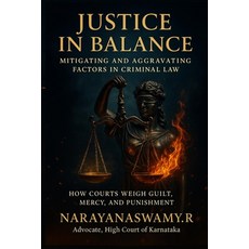 (영문도서)Justice in Balance: Mitigating & Aggravating Factors in Criminal Law: How Courts... Paperback, Independently Published, English, 9798287176983