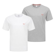 미즈노 25SS 공용 핫썸머 그래픽티셔츠 GRAPHIC T-SHIRTS 면폴리 혼방 라이프스타일 32YA5B55 2C 985458