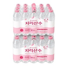 지리산수 핑크(무라벨) 500ml 40개