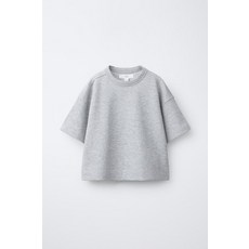 [국내배송] 자라 ZARA 인터록 베이직 티셔츠 - 그레이 938260