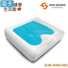【海夫健康生活館】淳碩浮動坐墊(未滅菌) 固態凝膠輪椅座墊 16吋/18吋 高8cm 符合補助D款(TS-SC08), 1個, 16吋(TS-SC08)