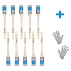 겸용 페인트붓 아크릴 편도붓 10개 묶음 소 대 규격, 1세트