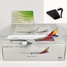 NG Models 아시아나항공 비행기 모형 다이캐스트 B777-200ER 1:400, HL7791