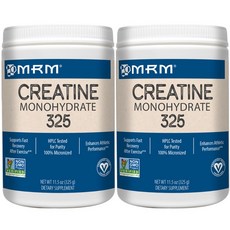 MRM 肌酸一水合物 325 素食無麩質, 2罐, 325g