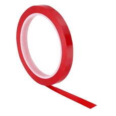 라켓 그립 교체 테니스 소모품 땀 흡수 파티킬 마감 테이프 PU 액세서리 배드민턴용 스티커, Red, 0.4 Inch, 1개