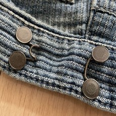 바지허리줄이기 걸고리 요술단추 블랙 바지허리수선 매직단추 사이즈조절단추, 1