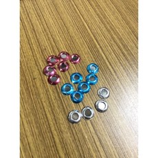 華誠台灣鏡片套裝 - DIY材料, 銀色10顆, 1個