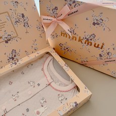 [백화점포장] 밍크뮤내의 루루자가드내의 여아레이스내의 출산선물 백일선물 돌선물 신생아선물