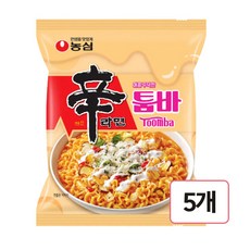 농심 신라면 툼바 137g, 5개