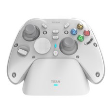 제닉스 타이탄 GP7 무선 게임패드 PC 닌텐도 스위치 컨트롤러 조이스틱, 1개, 화이트