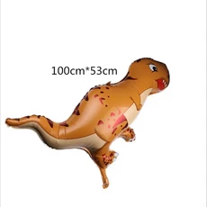 쿠쿠스토어 새로운 4D 공룡 알루미늄 필름 풍선 조립 Ankylosaur Pterosaur Rex 어린이 생일 파티 장난감, 01 1pc, 20 B