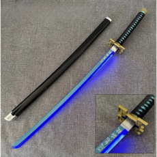 아가츠마 젠이츠 검 칼 일륜도 귀멸의칼날 발광 버전, 하주 토키토 무이치로(블루)