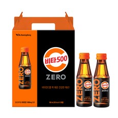 비타500 제로 블랙 20입 선물용 케이스 포장, 100ml, 20개