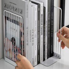 미호스 책꽃이 L자 북엔드 2p 화이트