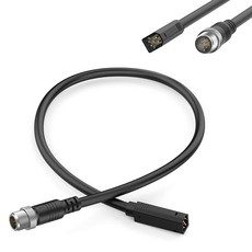 VHBW 720074-1 AS EC QDE 이더넷 어댑터 케이블 Humminbird Fish Finders용 Helix 8 9 10 12 15 및 7 G2N G3N G4N 모델, VHBW 720074-1 AS EC QDE 이더넷 어댑