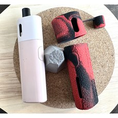 레더크레프트 아보카도베이비 전용 실리콘케이스 위생캡덮개 포함, 1개, 블랙레드