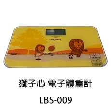 LION HEART 獅子心 電子體重計 LBS-009, 1個