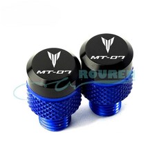 모토 미러 홀 플러그 캡 커버 나사 볼트 오토바이, 색상: 14. Blue-MT07