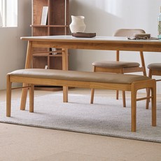 파로마 조앤 3인용 원목 벤치의자 1400, 내추럴, 내추럴, 1개