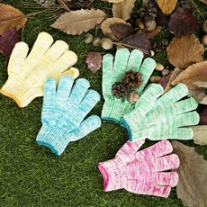 [오늘출고] 키즈글러브 면색사장갑/체험장갑/어린이용장갑/유아용장갑/현장학습장갑/아동용장갑, 8~10세용_그린