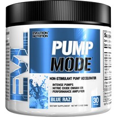 EVLUTIONNUTRITION PumpMode, 藍色, 1罐, 168g