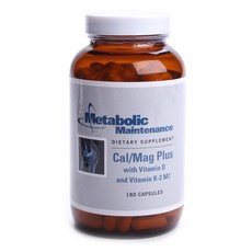 METABOLICMAINTENANCE Cal/Mag Plus 膠囊, 180顆, 1罐