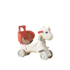 兒童多功能搖馬 嬰兒滑步車 1-7歲, 滑行車 - 紅色, 1個