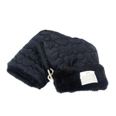 발통마켓 누빔 패턴 방수 자전거 킥보드 겨울 장갑, 1세트, 블랙