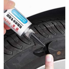 타이어 수리 접착제 보수제 오토바이 바퀴 찢어짐, 타이어 수리 접착제-30ml (도구 포함), 1개