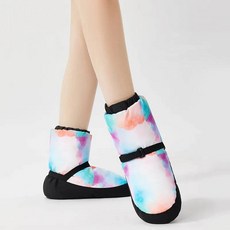 발레 댄스 따뜻한 부츠 여성용 부드러운 밑창 연습 면화 전문 플러시 두꺼운 겨울 신발 201764