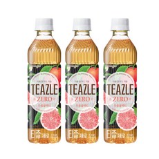 티즐 제로 자몽블랙티 500ml, 3개