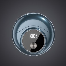 跨境迷你雙頭便攜男士剃鬚刀家用全身水洗電動刮鬍刀旋轉式鬍鬚刀, 1個, 高端藍:如圖所示