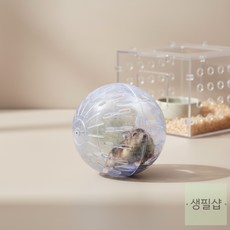 생필샵 햄스터 운동 기구 러닝 볼 헬스 놀이 투명