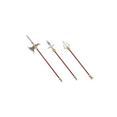 (KOTOBUKIYA) M.S.G 03 하야 모델링 지원 상품 버추어 스타일 폴 웨폰 세트 논, 1개