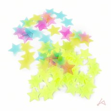 담아보리 야광별 3cm 100p 3CM, 노랑
