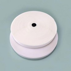 背膠魔術貼紗窗門簾固定貼 強力膠自粘可撕式, 1個, 白色 2釐米寬,單賣勾麵 帶膠 5米長