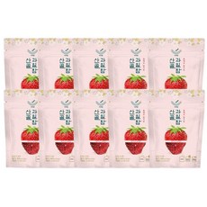 산골과일참 통째로 과일칩 딸기, 7g, 10개