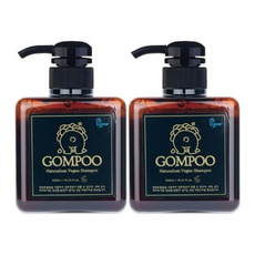 곰푸 태백곰취추출물 폴리페놀 비건탈모 약산성 저자극 천연 샴푸 2 + 펌프증정, 300ml, 1개