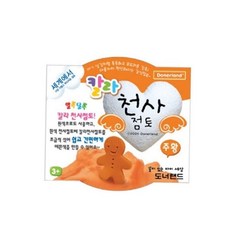 만들기 도너랜드 주황 칼라천사점토30g, 본상품