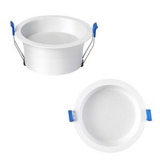 필룩스 컷오프 다운라이트 LED 4w 타공50 플리커프리 KC 현관 인테리어 조명 2인치, 주백색, 1개